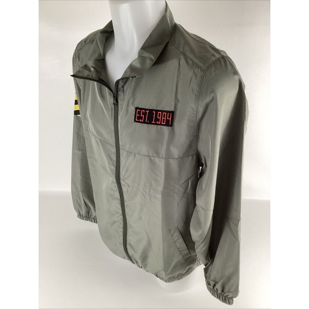 Ghostbusters Windbreaker Jacket Men's Medium Lootwear Exclusive Lootcrate Zip Up - Picture 4 of 6